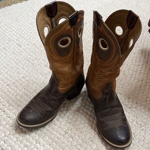 Ariat Brown and Tan Men's Boots